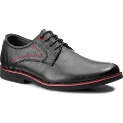 Półbuty VAPIANO - MFA1011A-3 Czarny. Czarne eleganckie półbuty marki Vapiano, z materiału. Za 119.99 zł.