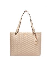 Guess Torebka Stacey HWGG97 41250 Beżowy. Brązowe torebki do ręki damskie Guess, z aplikacjami, ze skóry, bez dodatków. Za 607.99 zł.