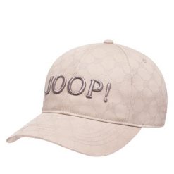 Czapka z daszkiem JOOP!. Brązowe czapki i kapelusze damskie JOOP!, bez wzorów. Za 249.99 zł.