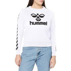 Bluza sportowa damska Hummel Classic Taped. Białe bluzy sportowe damskie Hummel, m, bez wzorów, bez kaptura. Za 60.00 zł.