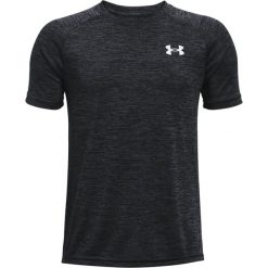 Koszulka sportowa dziewczęca Under Armour Tech 2.0. Czarne bluzki dla dziewczynek Under Armour, bez wzorów, bez kołnierzyka, bez ramiączek. Za 158.00 zł.