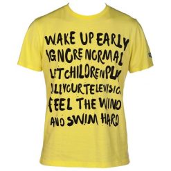 Koszulka Arena M SEPARATES TEE SLOGAN 2 [P] XL YELLOW_STAR. Żółte koszulki sportowe męskie Arena, m, bez wzorów, z bawełny, bez kołnierzyka, bez ramiączek, do pływania. Za 69.00 zł.