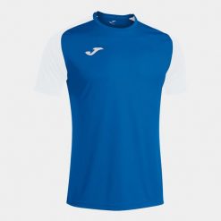 Koszulka do piłki nożnej męska Joma Academy IV. Białe koszulki sportowe męskie Joma, m, bez wzorów, bez kołnierzyka, bez ramiączek, do piłki nożnej. W wyprzedaży za 77.45 zł.