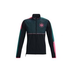 Kurtka dresowa Under Armour RUN ANYWHERE STORM. Czarne kurtki męskie Under Armour, s, bez wzorów, z dresówki, bez kaptura. Za 463.35 zł.