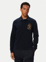 Aeronautica Militare Polo 262PO1954UJ00752 Granatowy Regular Fit. Niebieskie koszulki polo męskie Aeronautica Militare, l, bez wzorów, z bawełny, bez ramiączek. Za 569.99 zł.