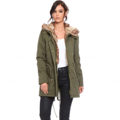 Parka "Lenny" w kolorze khaki. Brązowe parki damskie Cosy Winter. W wyprzedaży za 318.95 zł.