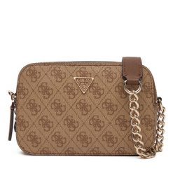 Torebka Guess. Brązowe torebki do ręki damskie Guess, z aplikacjami, wizytowe, bez dodatków. Za 359.99 zł.