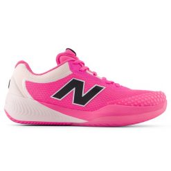 Buty damskie New Balance FuelCell 996 v6 W9966E0 – różowe. Czerwone obuwie sportowe damskie New Balance, bez wzorów, z gumy, do biegania. Za 599.99 zł.