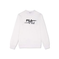 Bluza Fila Manta Regular Graphic. Białe bluzy sportowe męskie Fila, m, bez wzorów, bez kaptura. Za 212.95 zł.