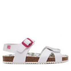 Sandały Agatha Ruiz de la Prada. Białe sandały dziewczęce Agatha Ruiz de la Prada, bez zapięcia. Za 139.99 zł.
