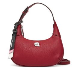 Torebka KARL LAGERFELD. Czerwone torebki do ręki damskie KARL LAGERFELD, bez wzorów, klasyczne, bez dodatków. Za 549.99 zł.