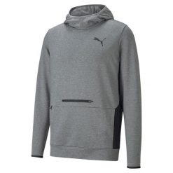 Kaptur Puma RTG, Szary, Mężczyźni. Szare bluzy męskie Puma, m, bez wzorów, z poliesteru, bez kaptura. Za 109.00 zł.