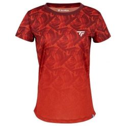 Koszulka T-Shirt tenisowa damska Tecnifibre X-Loop Tee. Czerwone koszulki sportowe damskie TECNIFIBRE, bez wzorów, bez kołnierzyka, bez ramiączek, tenisowe. Za 249.00 zł.
