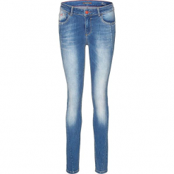 Dżinsy "Lorraine" - Super Skinny fit - w kolorze niebieskim. Niebieskie jeansy damskie H.I.S. W wyprzedaży za 173.95 zł.