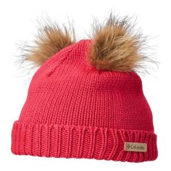 Columbia Czapka Dziewczęca Snow Problem Beanie Cactus Pink. Białe czapki dla dzieci marki Columbia, bez wzorów, z polaru. Za 69.00 zł.
