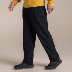 Spodnie termiczne Craghoppers Kiwi. Czarne spodnie sportowe męskie Craghoppers, na lato, bez wzorów, trekkingowe. Za 412.40 zł.