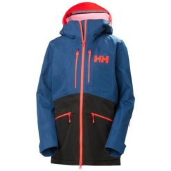 Damska kurtka narciarska Helly Hansen Elevation Infinity 3.0. Niebieskie kurtki damskie Helly Hansen, bez wzorów, bez kaptura, narciarskie. W wyprzedaży za 2,964.50 zł.