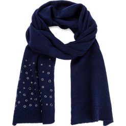 Szal LIU JO - Scoarpa 30x175 Appli N67247 M0300 Dress Blue 94024. Niebieskie szaliki i chusty damskie Liu Jo, z materiału. W wyprzedaży za 229.00 zł.