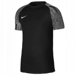 Koszulka Mężczyzna Nike T-shirt Bluzka Sportowa Treningowa Wygodna DRI-FIT S. Czarne koszulki sportowe męskie Nike, m, bez wzorów, z materiału, bez kołnierzyka, bez ramiączek, na fitness i siłownię, dri-fit (nike). Za 114.99 zł.