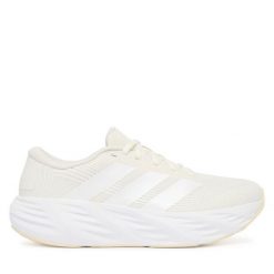 Buty do biegania adidas. Białe obuwie sportowe damskie Adidas, bez wzorów, do biegania. Za 239.99 zł.