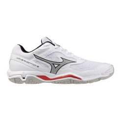 Buty halowe Mizuno Wave Phantom. Białe buty sportowe męskie Mizuno, z materiału, bez zapięcia, do piłki ręcznej, mizuno wave. Za 468.50 zł.