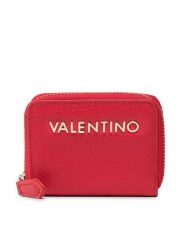 Valentino Portfel Divina VPS1R4139G Czerwony. Czerwone portfele damskie Valentino, bez wzorów, ze skóry. Za 119.99 zł.