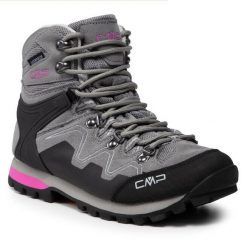 Trekkingi CMP. Szare kozaki damskie CMP, bez wzorów, trekkingowe. Za 449.99 zł.