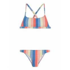 Dziewczęcy dwuczęściowy kostium kąpielowy Protest Prtalley. Niebieskie stroje kąpielowe dla dziewczynek Protest, bez wzorów. Za 277.50 zł.