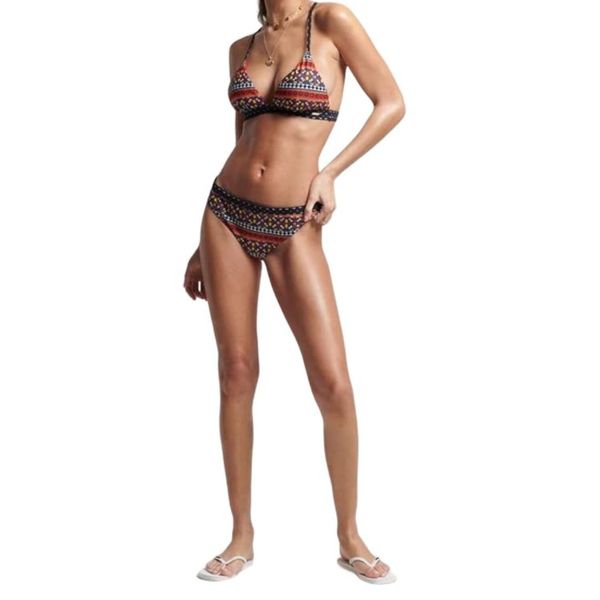 Góra od bikini Superdry Vintage T-Back Tri. Zielone bikini damskie Superdry., s, bez wzorów. Za 102.00 zł.