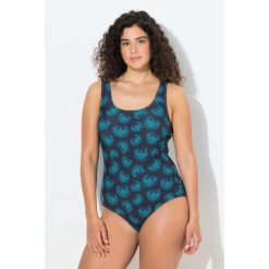 Damskie Kostium kąpielowy kwiaty i fajerwerki bez miękkich miseczek. Szare kostiumy jednoczęściowe damskie Ulla Popken, plus size, bez wzorów, z elastanu, sportowe, plus size. Za 199.99 zł.