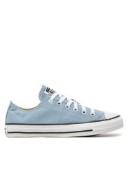 Converse Trampki Chuck Taylor All Star A08629C Błękitny. Niebieskie trampki i tenisówki damskie Converse, bez wzorów, z materiału, retro, bez zapięcia. Za 259.99 zł.