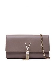 Valentino Torebka Divina VBS1R401G Beżowy. Brązowe torebki do ręki damskie Valentino, bez wzorów, ze skóry, wizytowe, bez dodatków. Za 336.00 zł.