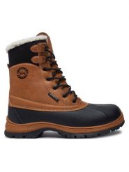 Vertigo Alpes Śniegowce Negotha M Brązowy. Brązowe śniegowce i trapery męskie Vertigo Alpes, ze skóry, bez zapięcia. Za 429.99 zł.