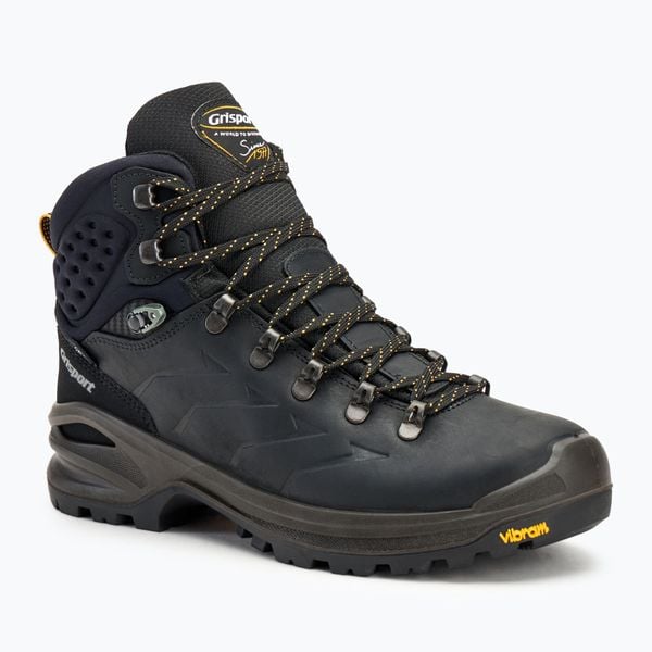Buty trekkingowe męskie Grisport 15203DV44G. Czarne trekkingi męskie Grisport, przed kolano, trekkingowe. Za 429.99 zł.