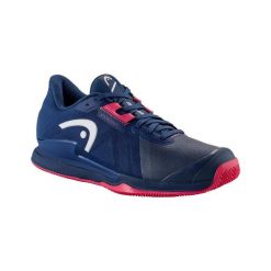 Buty do tenisa damskie Head Sprint Pro 3.5. Niebieskie obuwie sportowe damskie Head, bez wzorów, z materiału, do biegania. Za 567.00 zł.
