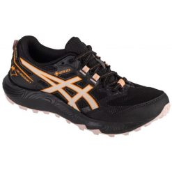 Buty do biegania Asics Gel-Sonoma 7 Gtx 1012B414-005 czarne. Czarne obuwie sportowe damskie bez wzorów, z gore-texu, do biegania. Za 698.73 zł.