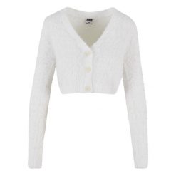 Kurtka cardigan z piórami damska Urban Classics. Białe kurtki damskie Urban Classics, xl, bez wzorów, z materiału, bez kaptura. Za 164.65 zł.