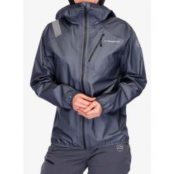 Kurtka z membraną damska La Sportiva Aequilibrium Lite GTX Jacket. Szare kurtki damskie La Sportiva, bez wzorów, bez kaptura. Za 1,439.89 zł.