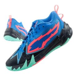 Buty sportowe do koszykówki męskie Puma Scoot Zeros. Czarne buty sportowe męskie Puma, z materiału, bez zapięcia, do koszykówki. Za 249.00 zł.