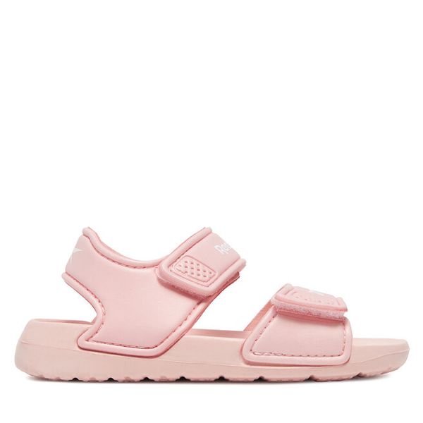 Sandały Reebok. Czerwone sandały dziewczęce Reebok, bez zapięcia. Za 69.99 zł.