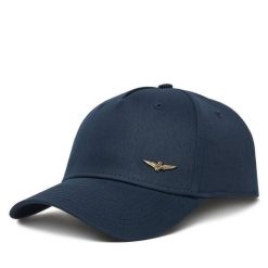 Czapka z daszkiem Aeronautica Militare. Niebieskie czapki i kapelusze męskie Aeronautica Militare, bez wzorów. Za 159.99 zł.