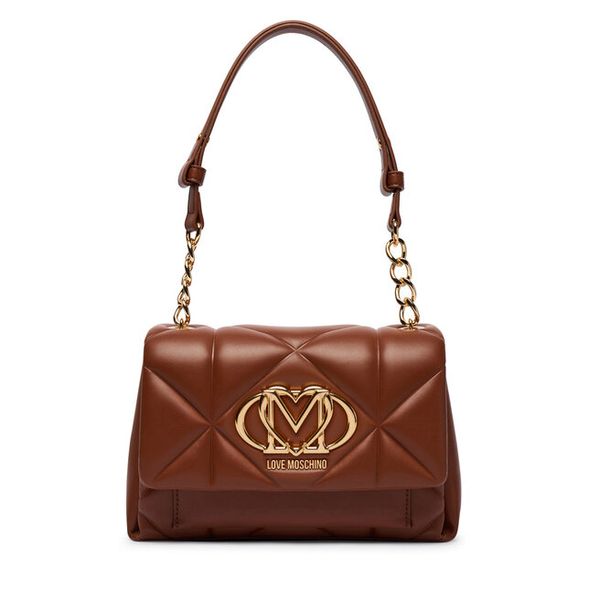 Torebka LOVE MOSCHINO. Brązowe torebki do ręki damskie Love Moschino, bez wzorów, klasyczne, bez dodatków. Za 578.99 zł.