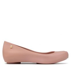 Baleriny Melissa. Czerwone baleriny damskie Melissa, bez wzorów, bez obcasa. Za 319.99 zł.