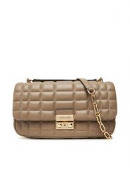MICHAEL Michael Kors Torebka Tribeca 30R4G2RL7L Beżowy. Brązowe torebki do ręki damskie MICHAEL Michael Kors, bez wzorów, ze skóry, wizytowe, bez dodatków. Za 1,089.00 zł.