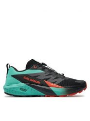 Salomon Buty do biegania Sense Ride 5 L47698200 Czarny. Czarne buty sportowe męskie Salomon, z materiału, bez zapięcia, do biegania. Za 369.99 zł.