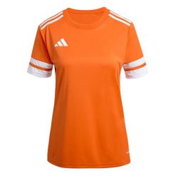 Adidas Sport Squa25 Jsy W Koszulka Damskie. Brązowe koszulki sportowe damskie Adidas, s, bez wzorów, bez kołnierzyka, bez ramiączek, do piłki nożnej. Za 68.00 zł.