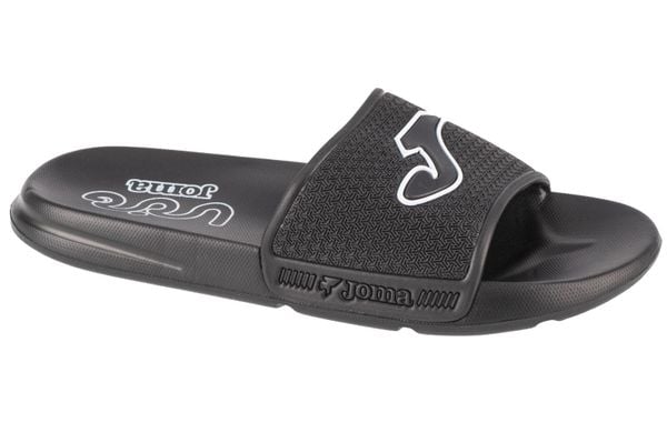 Klapki na basen męskie, S.Island Men 24 SISLAS. Czarne klapki męskie Joma, z materiału, sportowe. Za 79.99 zł.