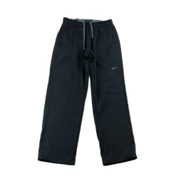 Second life - Nike męskie spodnie dresowe polarowe ocieplane - Jak nowy. Czarne spodnie sportowe męskie Nike, m, bez wzorów, z dresówki, do biegania. Za 106.46 zł.