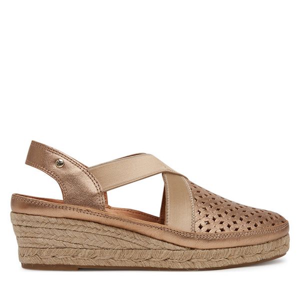Espadryle Pikolinos. Żółte sandały damskie Pikolinos, bez wzorów, bez obcasa, bez zapięcia. Za 399.99 zł.
