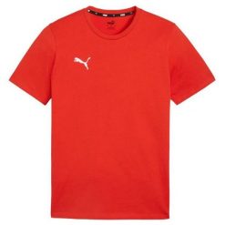 Męska Koszulka Team Goal Casuals. Czerwone koszulki sportowe męskie Puma, m, bez wzorów, bez kołnierzyka, bez ramiączek, trekkingowe. Za 110.99 zł.